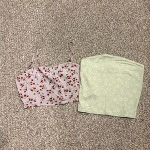 American Eagle Outfitters Floral and Daisy Tank Tops